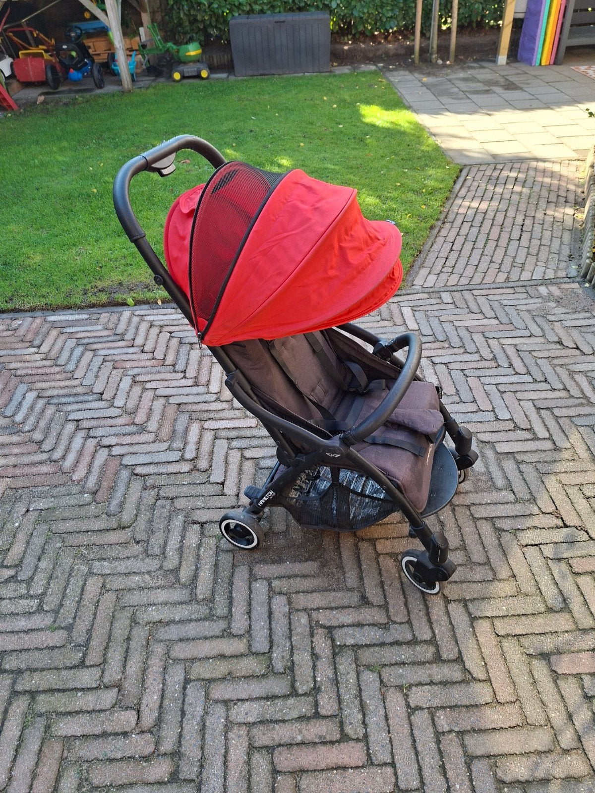 Compacte buggy met zonnekap - Ideaal voor onderweg!, Ophalen, Gebruikt, Overige merken, Verstelbare rugleuning