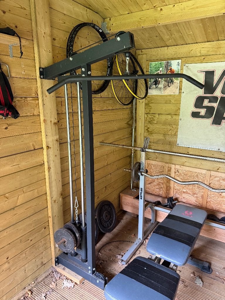 Bijna complete Gym, Sport en Fitness, Ophalen, Gebruikt, Armen, Overige typen
