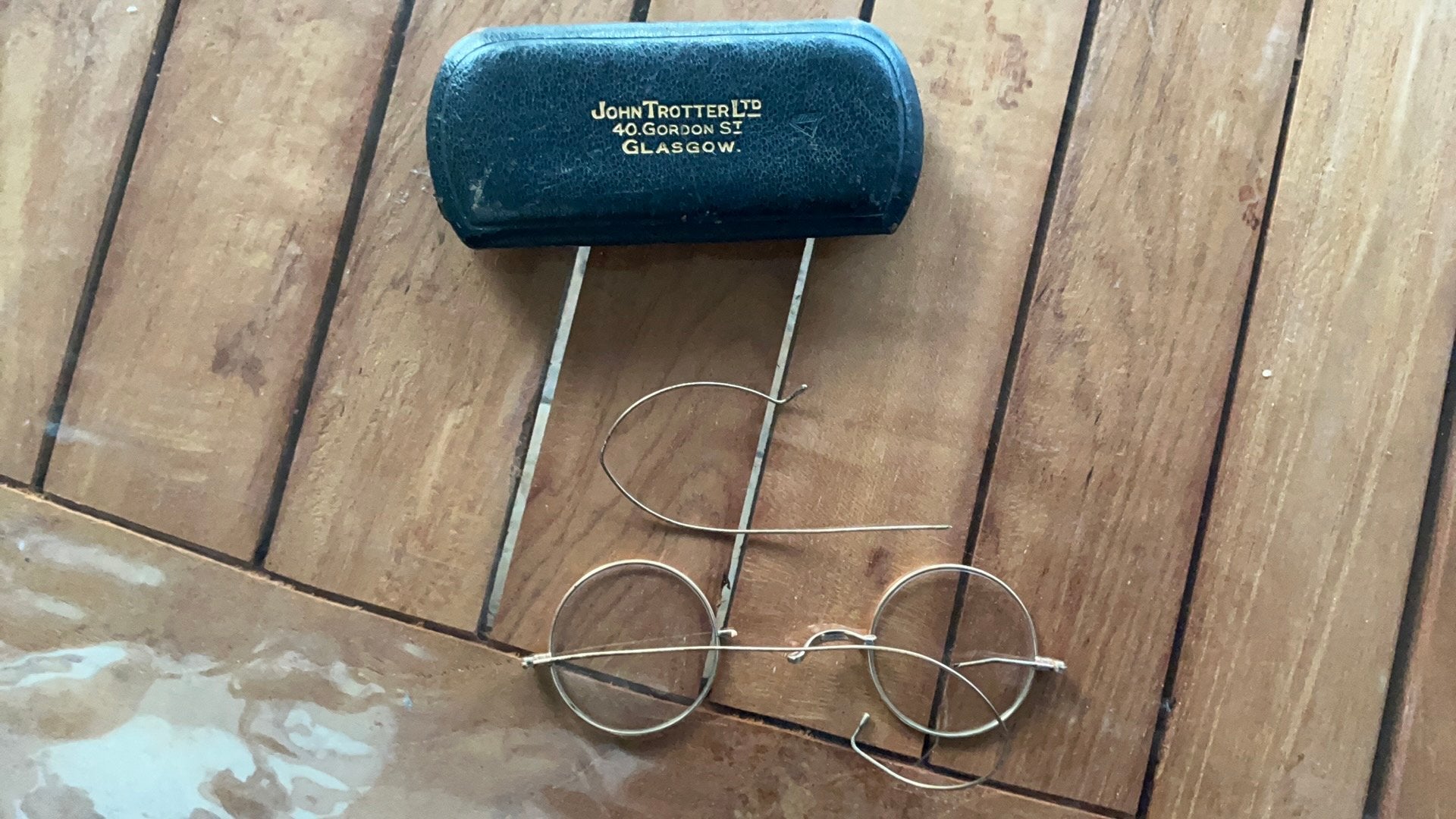 Antieke pince-nez bril, Ophalen of Verzenden, Gebruikt