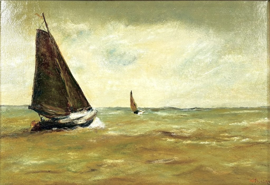 1259. Olieverfschilderij, ca. 1900, Ophalen