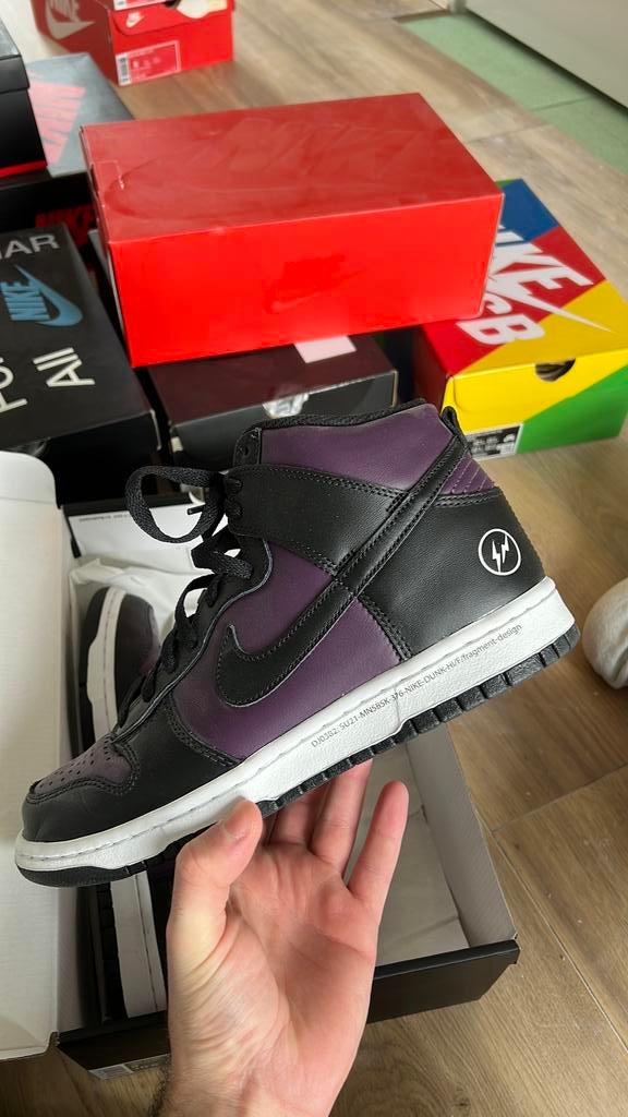 Nike Dunk x Fragment 42.5eu, Ophalen of Verzenden, Zo goed als nieuw