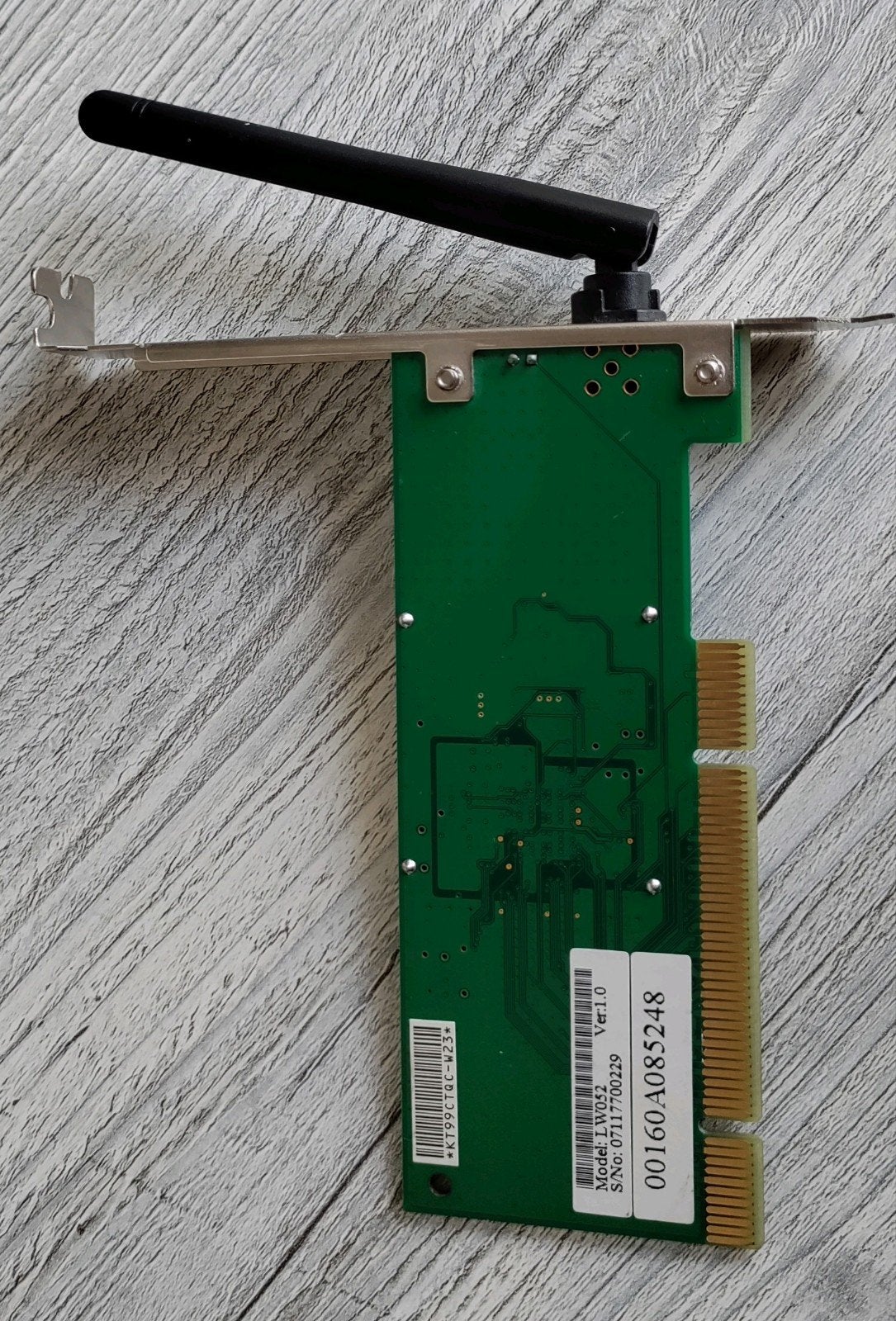 Sweex LW052 Wireless PCI Adapter - Draadloze Netwerkkaart, Ophalen of Verzenden, Gebruikt, Intern, Sweex