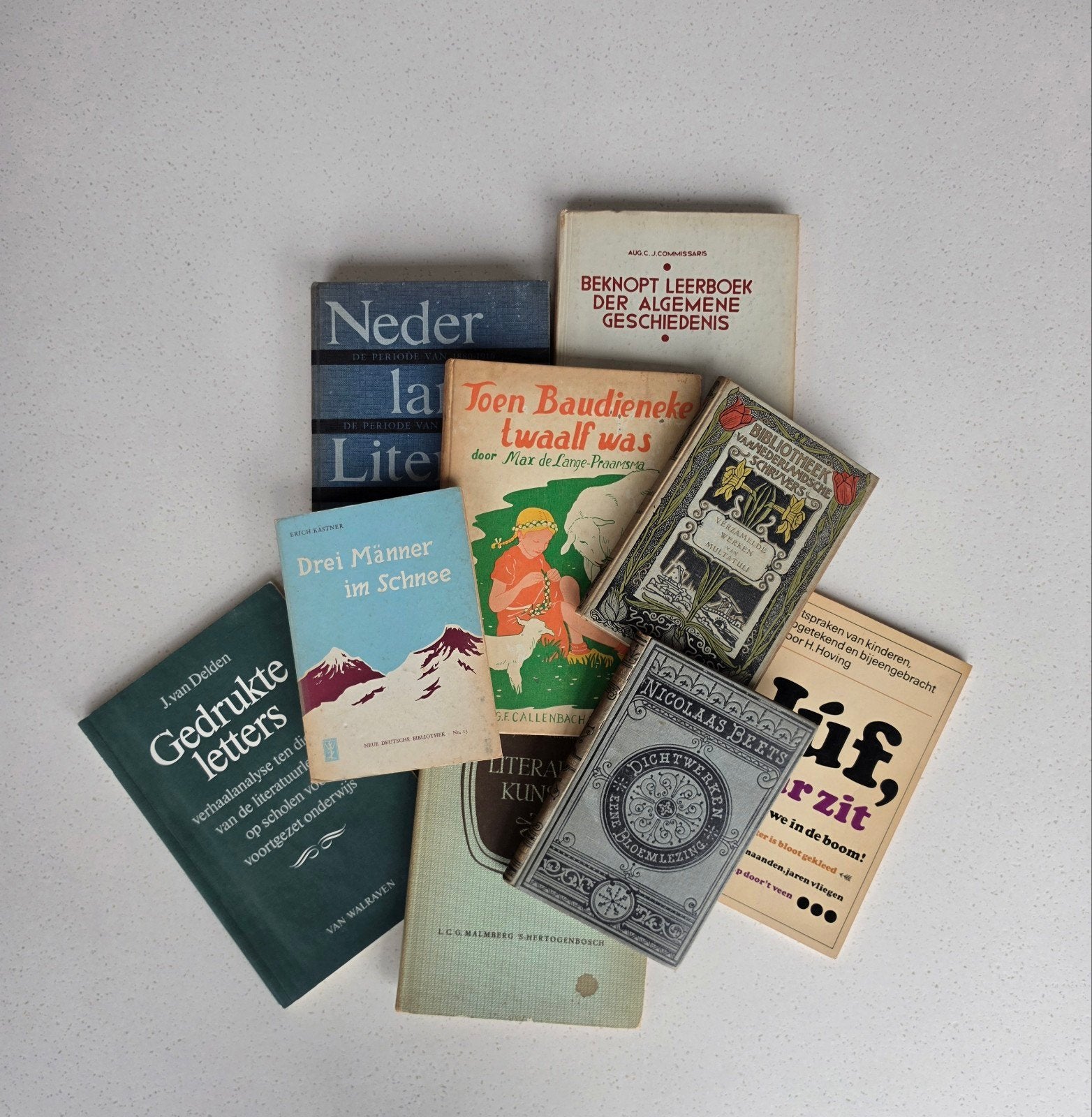 Diverse collectie vintage boeken, o.a. uit 1880 en 1907, Ophalen of Verzenden, Gelezen, Diverse auteurs, Nederland