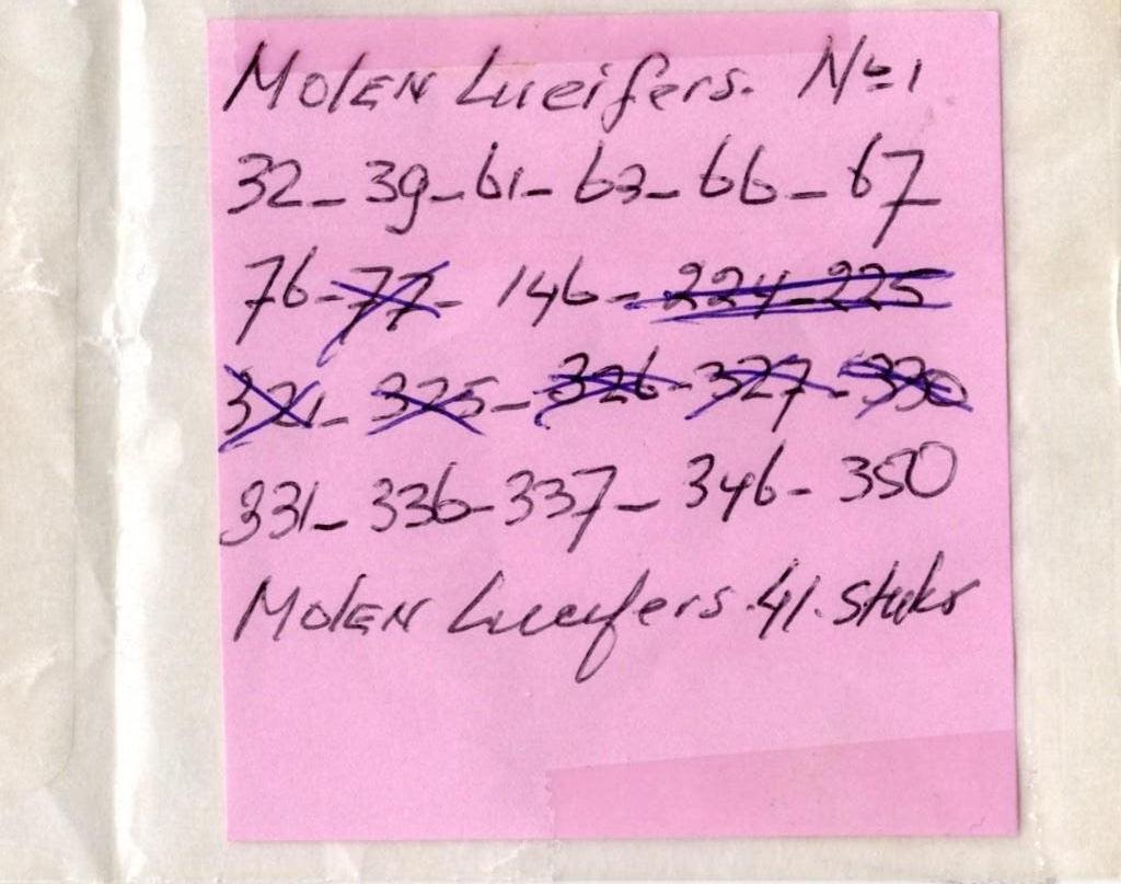 Lucifers merken van Molen Lucifers, Verzamelen, Verzenden, Zo goed als nieuw, Sigarenbandjes