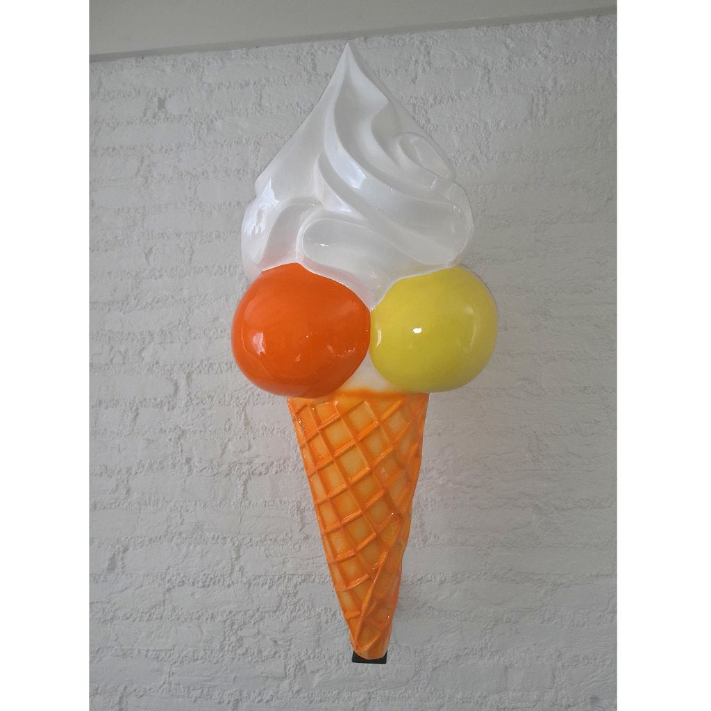 Schepijsje 90 cm - polyster schepijs op ijshoorn met beugel, Ophalen, HorecaBeelden, Overige typen, Nieuw