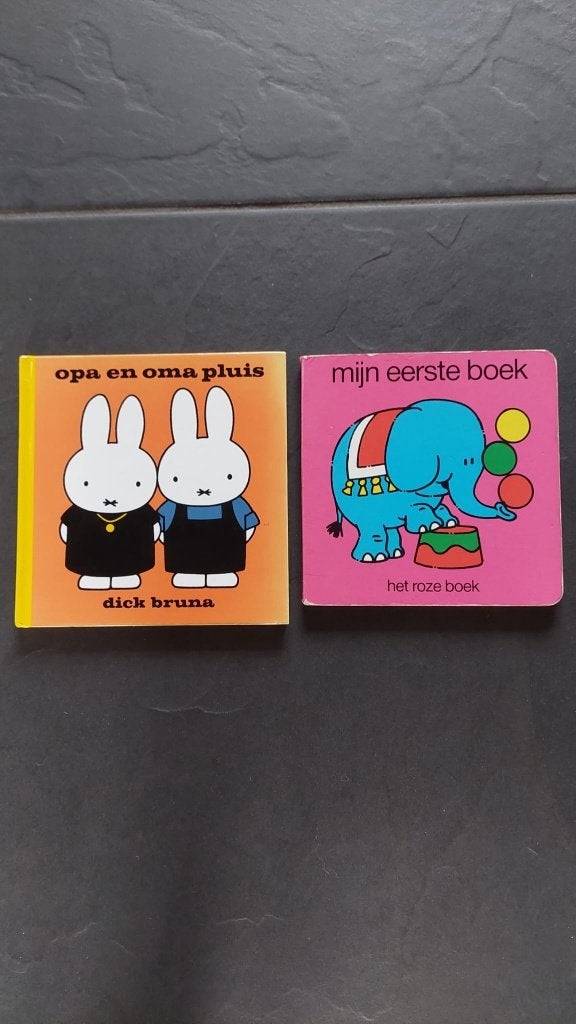 Kinderboeken: Opa en oma Pluis - Nijntje - Mijn eerste boek, Ophalen of Verzenden, Gelezen, Dick Bruna
