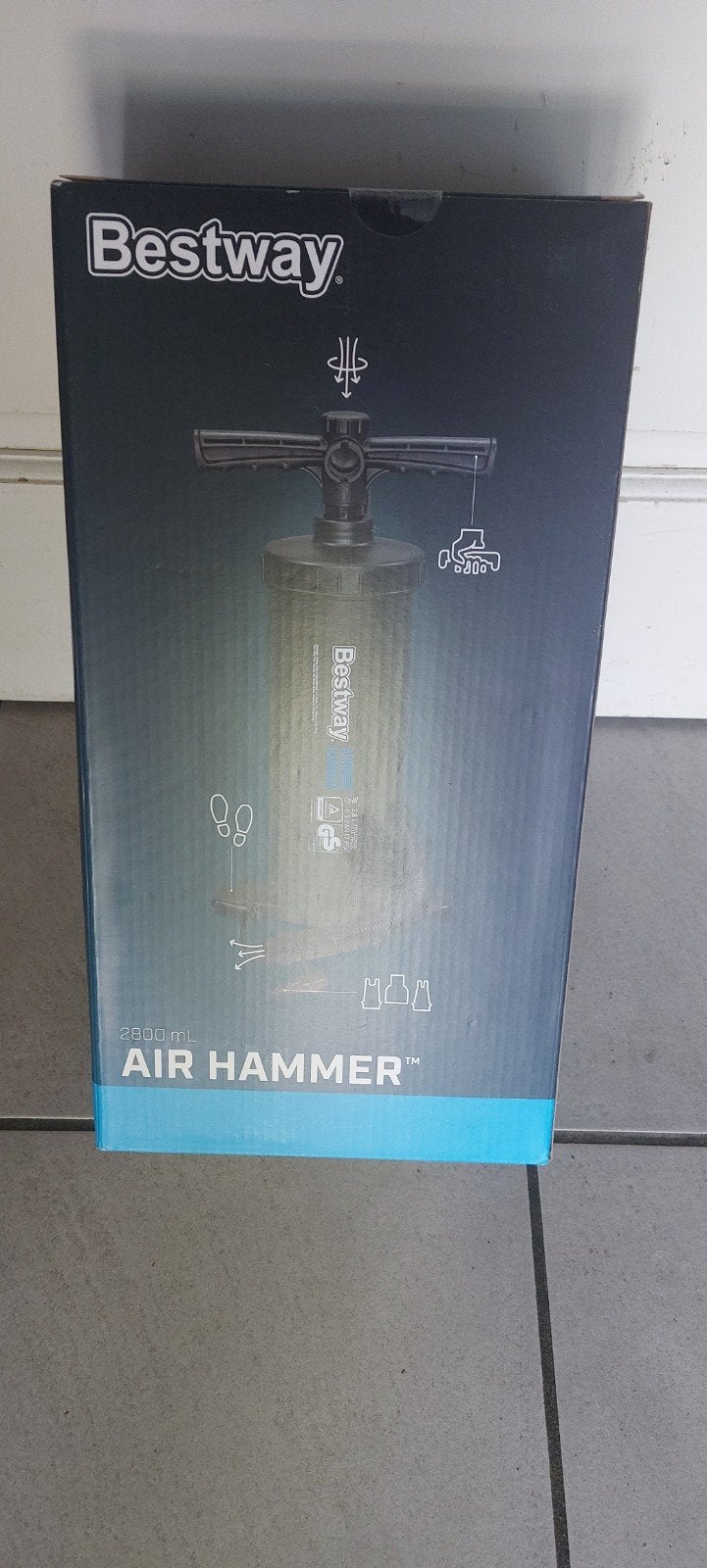 Bestway Air Hammer handpomp 2800ml, Ophalen of Verzenden, Nieuw, Handmatig