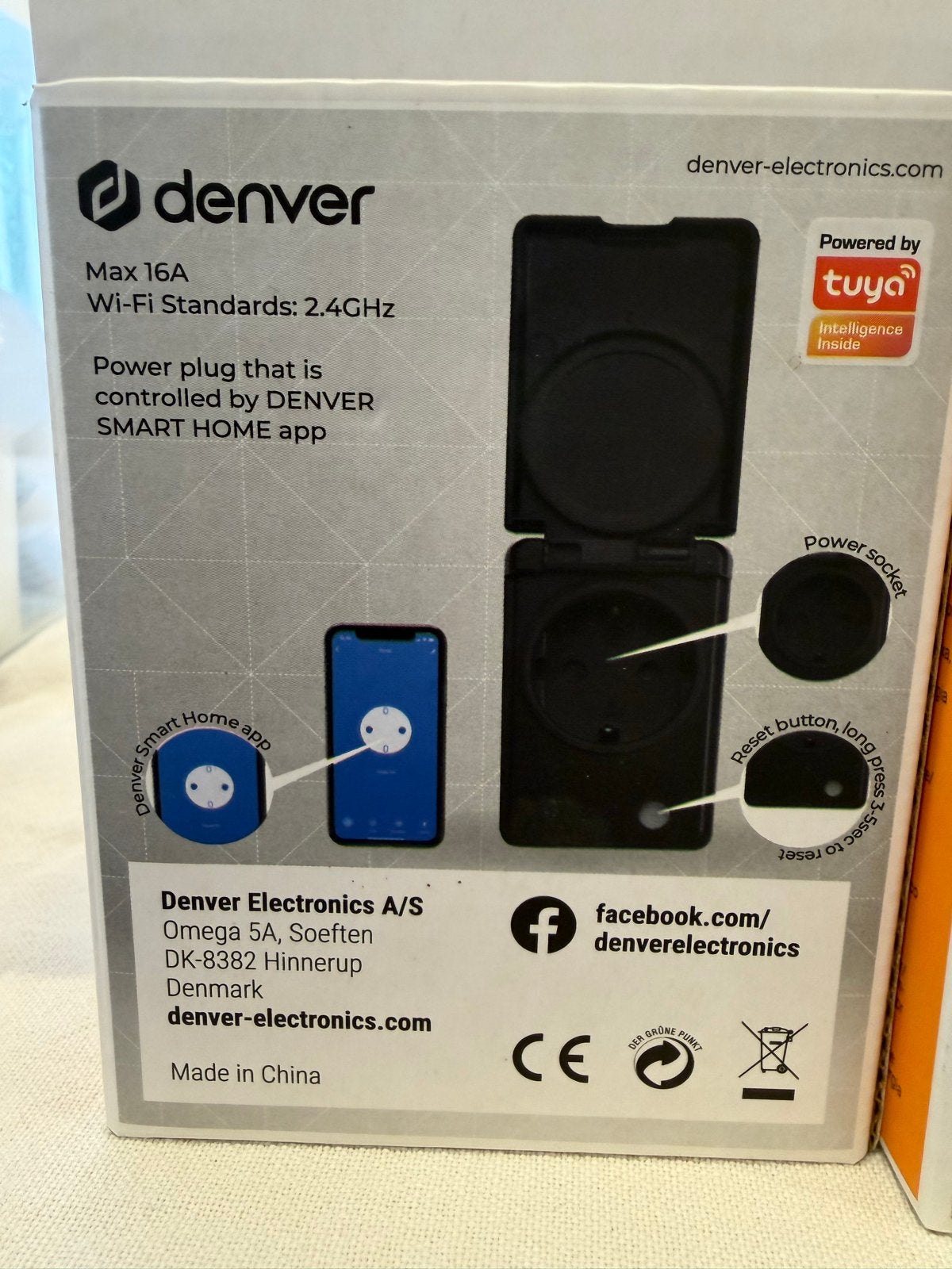 3x Denver Outdoor Smart Plug PLO-109 - Nieuw  (gesealed), Ophalen of Verzenden, Nieuw, Overige merken, Stekkerdoos
