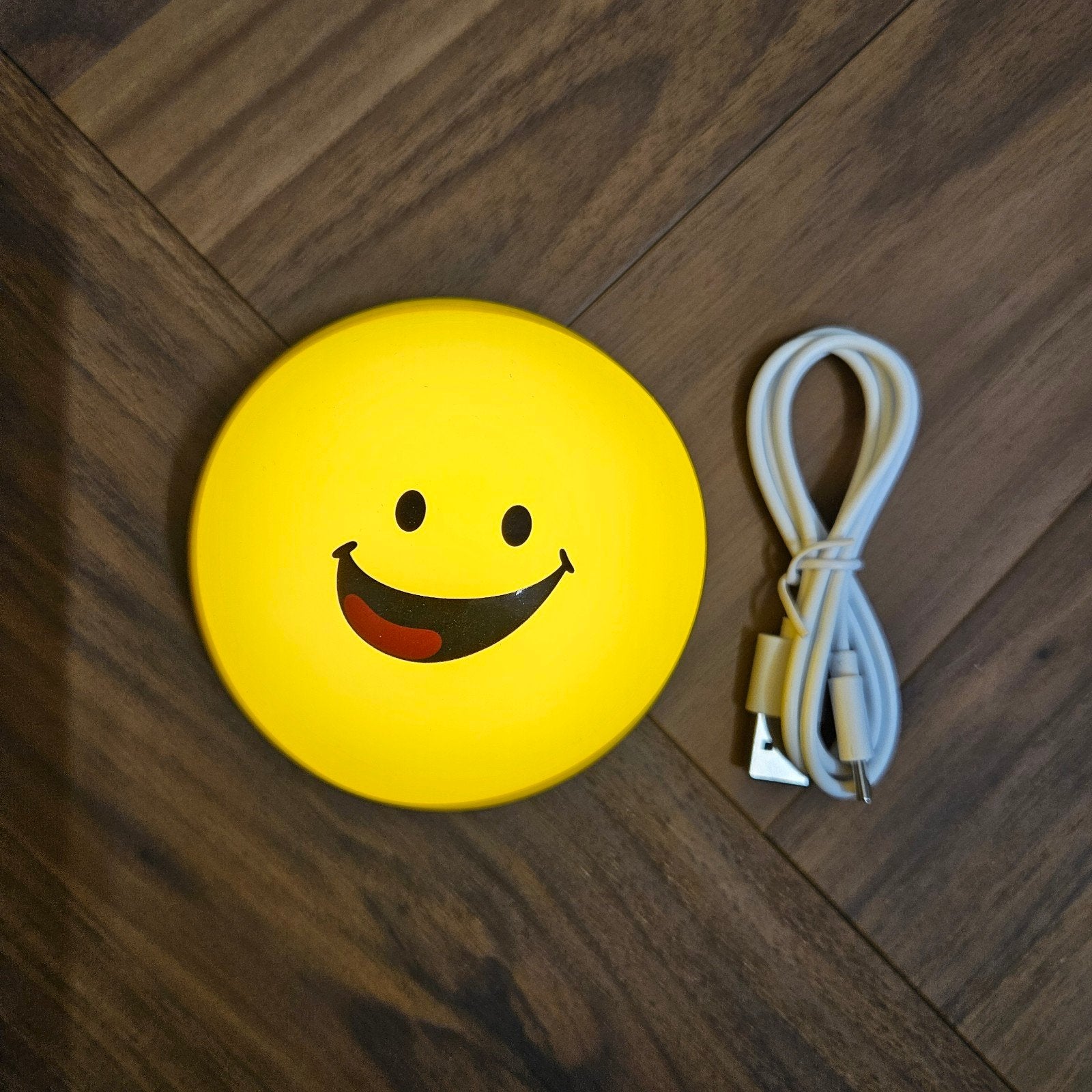Nachtlampje draadloos oplaasbaar smiley, Ophalen of Verzenden, Nieuw