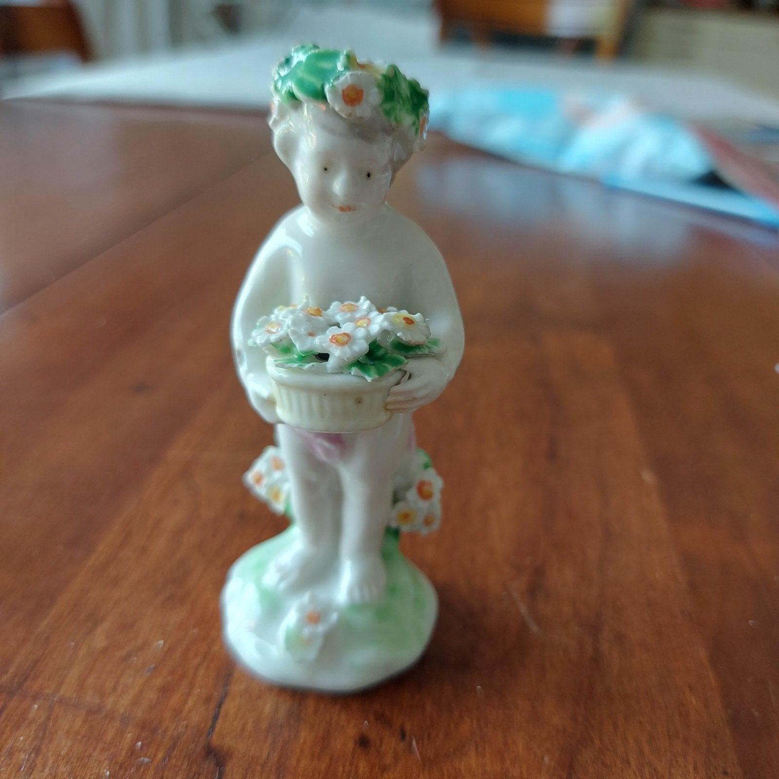 Antiek porseleinen beeldje, mogelijk Derby of Staffordshire, Antiek en Kunst, Antiek | Porselein, Ophalen of Verzenden