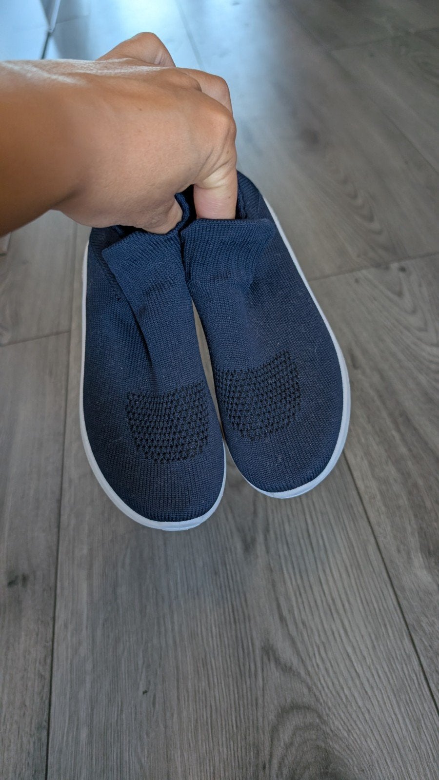 Donkerblauwe instappers maat 30, Ophalen of Verzenden, Gedragen, Blauw, Instappers