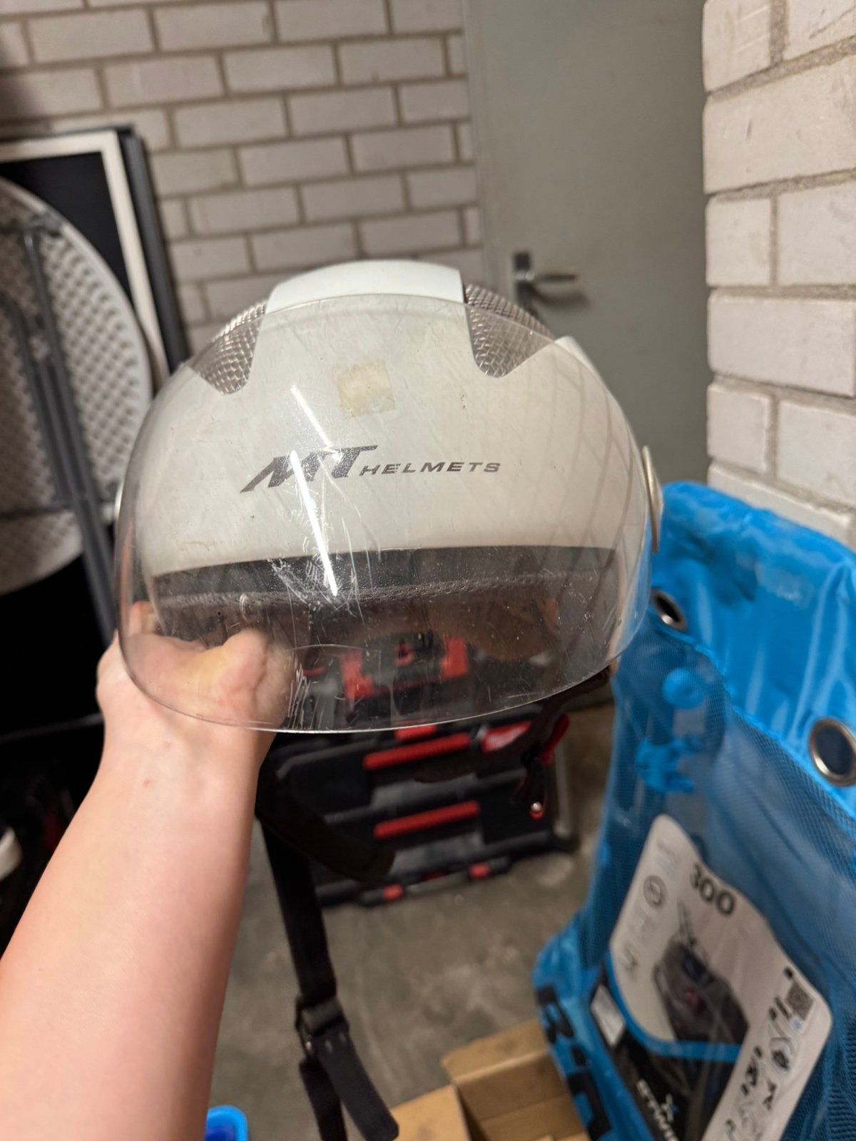 Helm maat l, Fietsen en Brommers, Ophalen of Verzenden, Gebruikt, Large