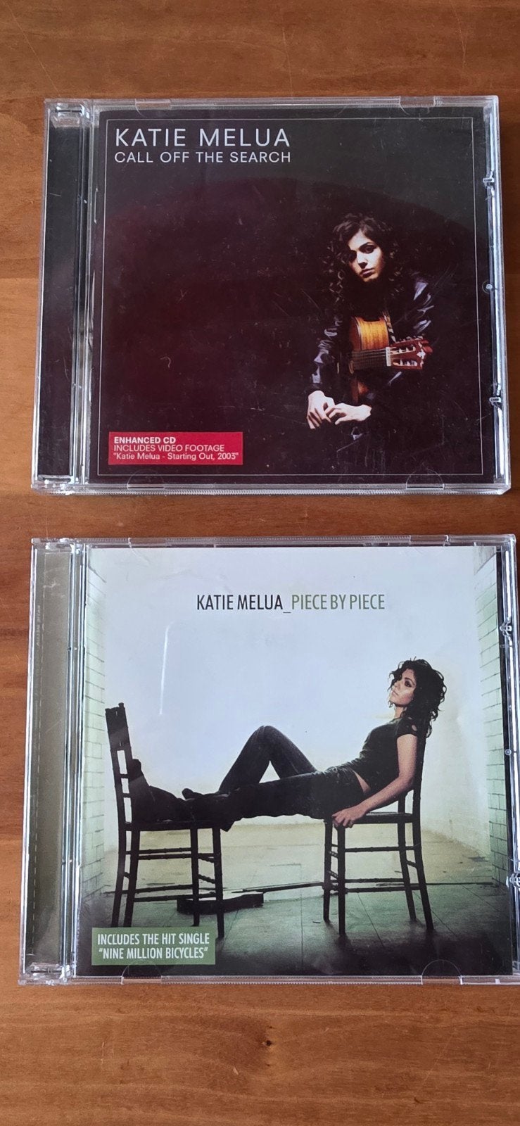 2 Katie Melua CD's: Call Off The Search & Piece By Piece, Ophalen of Verzenden, Zo goed als nieuw, Singer-songwriter, Inclusief doosje