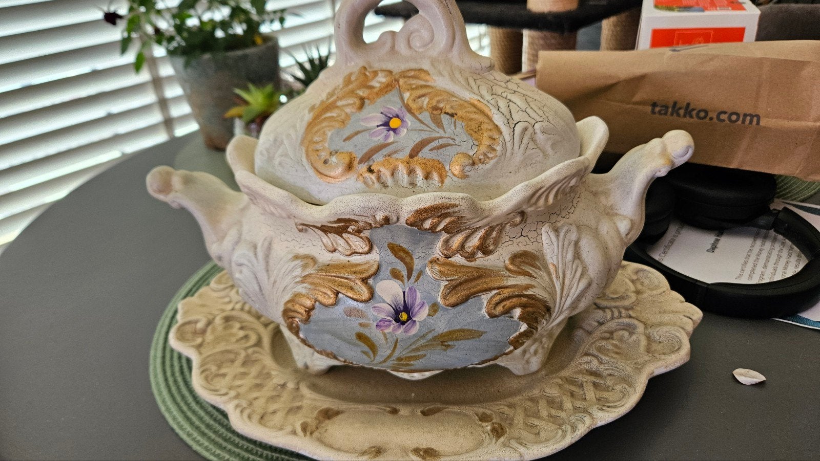 Decoratieve Schotel met Plateau - Made in Italy, Ophalen