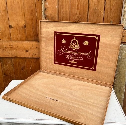 Houten kist origineel sigaar Schimmelpenninck 60 x 40 x 3,5, Ophalen of Verzenden, Gebruikt, Tabaksdoos of Verpakking