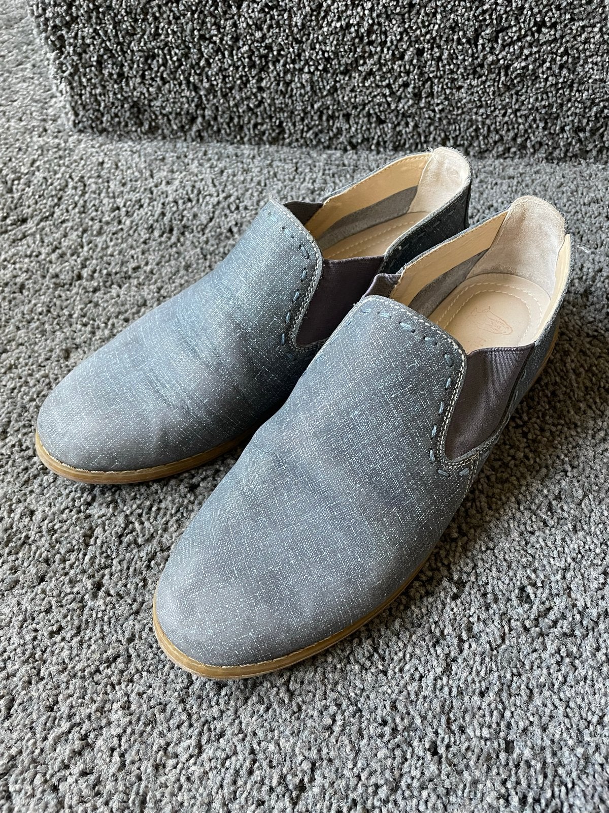 Hush Puppies Loafers Jeansblauw Maat 39, Ophalen of Verzenden, Gedragen, Blauw, Instappers