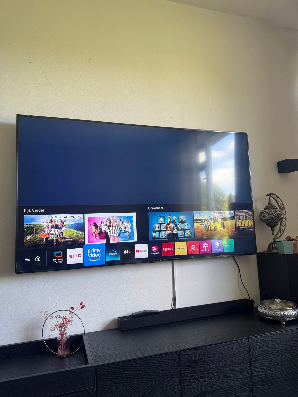 Samsung 65 inch 4K Smart TV - UE65TU7090S, Ophalen, LED, 50 Hz, Zo goed als nieuw