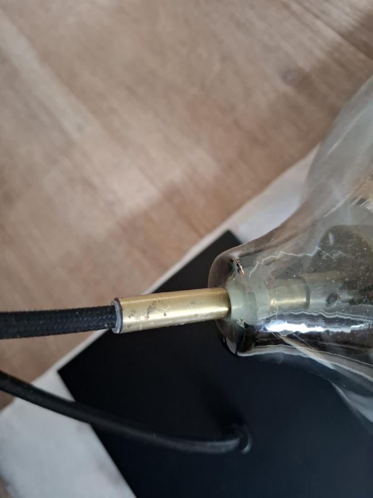 Light en Living Hanglamp RAKEL antiek brons+smoke, Ophalen