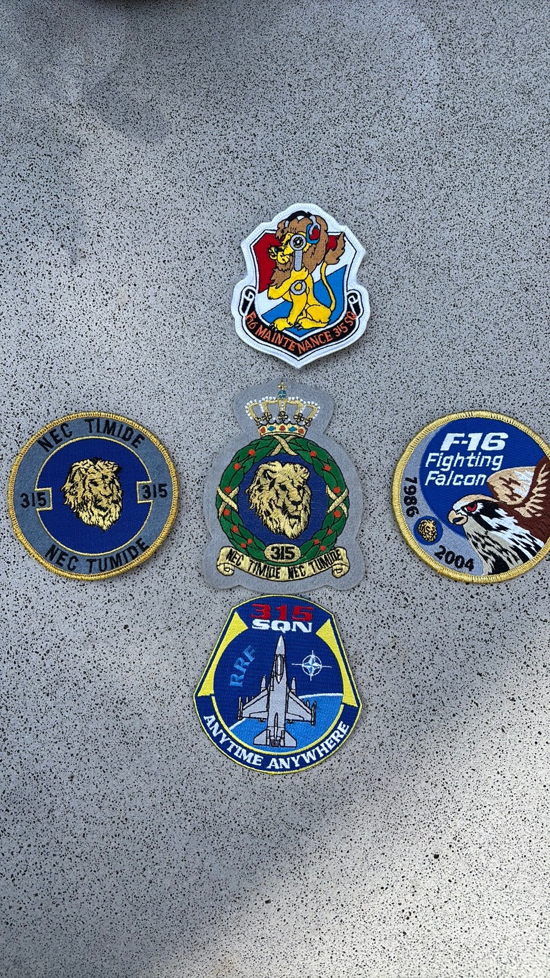 315 Squdron vliegbasis Twenthe, Ophalen of Verzenden, Zo goed als nieuw, Patch, Badge of Embleem