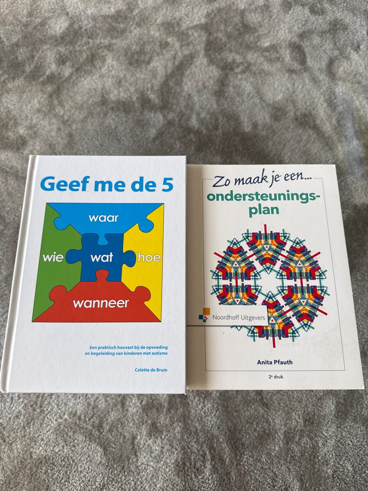 Geef me de 5 & Zo maak je een ondersteuningsplan, Boeken, Studieboeken en Cursussen, Ophalen of Verzenden, Gamma, Zo goed als nieuw