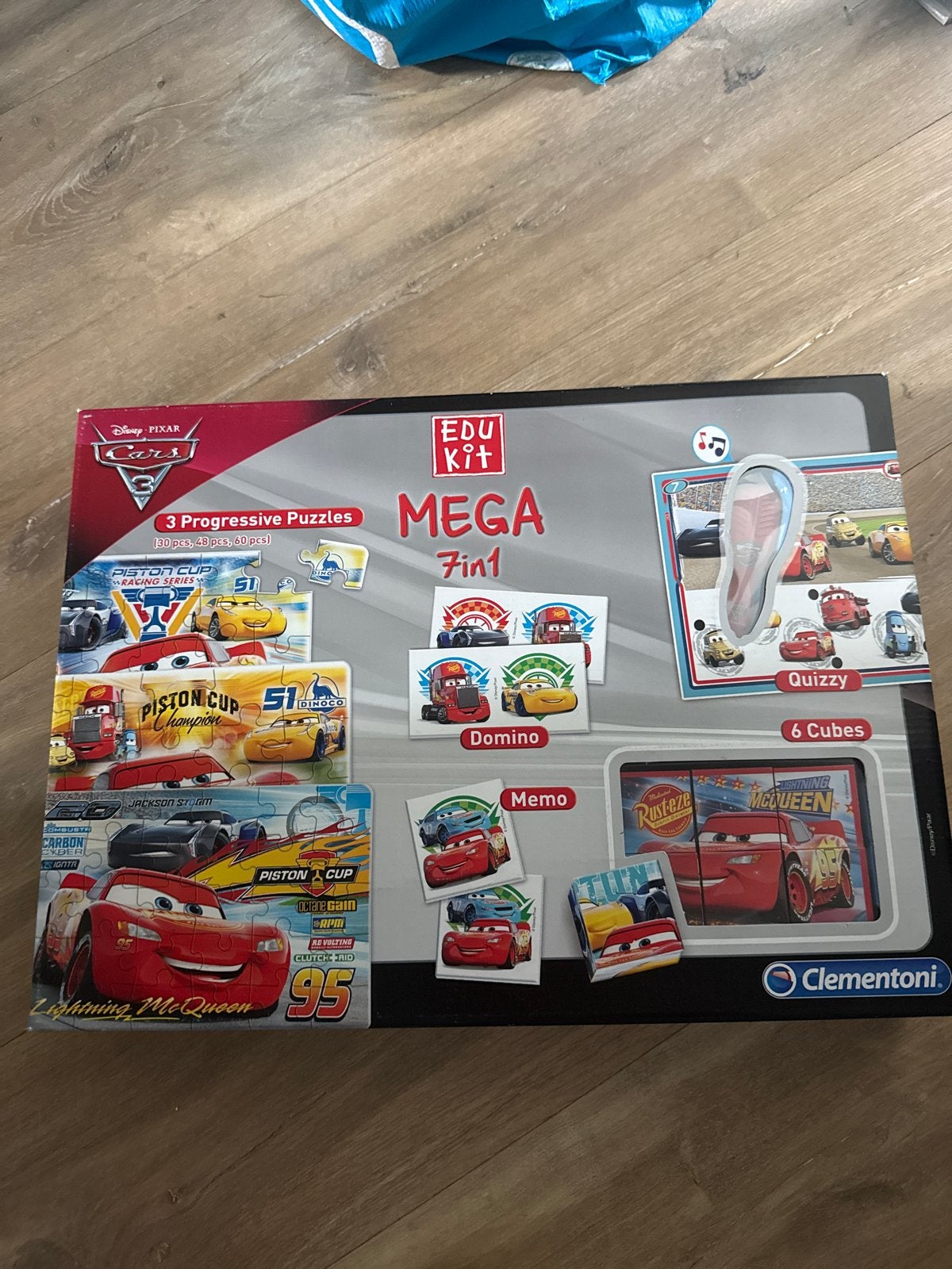 Clementoni Disney Pixar Cars Edukit Mega 7in1 - Gloednieuw, Ophalen, Meer dan 50 stukjes, Nieuw, 4 tot 6 jaar