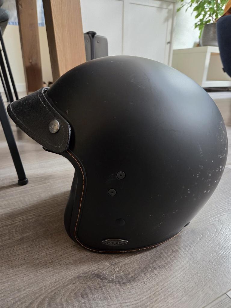 motorhelm Scorpion Belfast te koop, Heren, Jethelm, 3XL of groter, Tweedehands