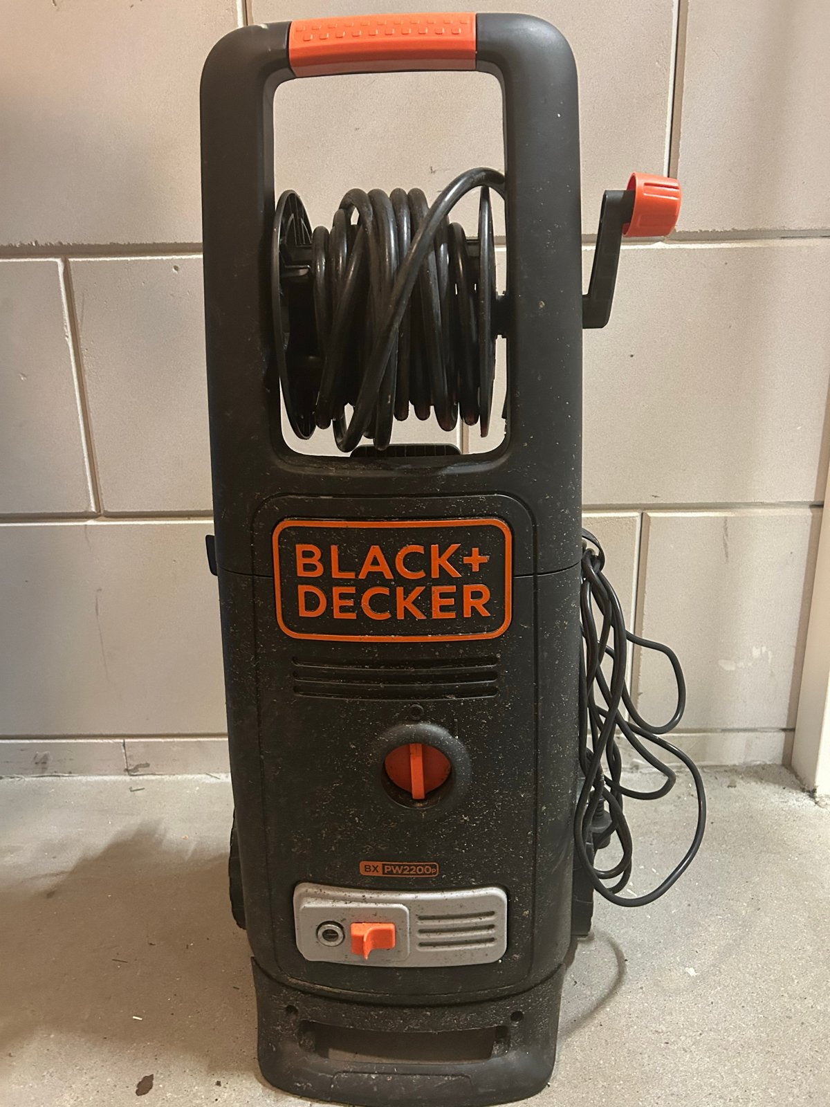 Black+Decker BXPW2200E hogedrukreiniger met Kärcher adapter, Ophalen, Elektrisch