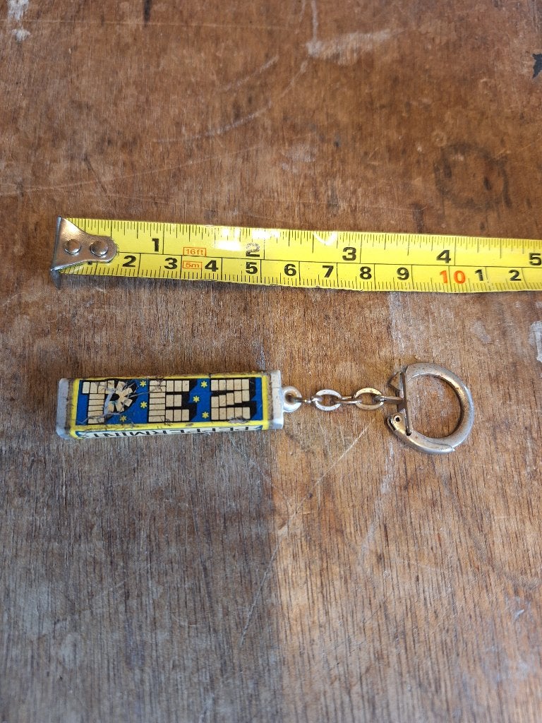 Vintage PEZ snoep sleutelhanger jaren 60 mooie staat, Verzamelen, Ophalen of Verzenden, Gebruikt