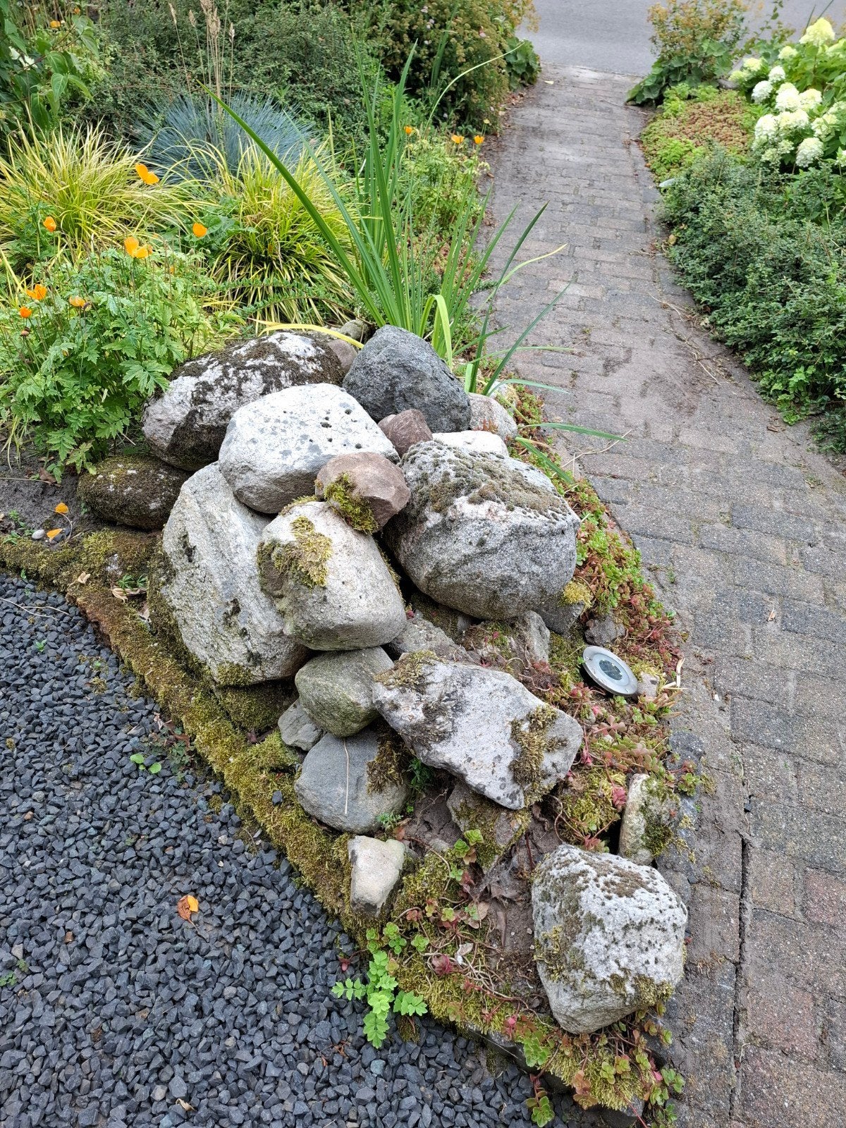 Gratis Zwerfkeien, Tuin en Terras, Grind, Keien en Split, Ophalen, Gebruikt
