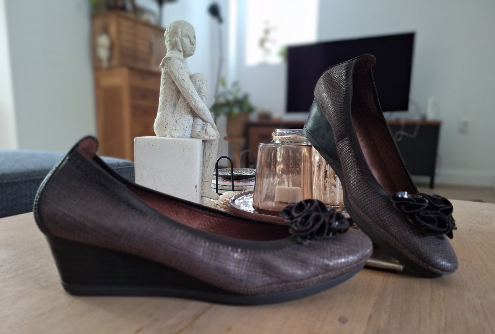 Nieuwe schoenen van het Hispanitas., Bruin, Verzenden, Instappers, Hispanitas