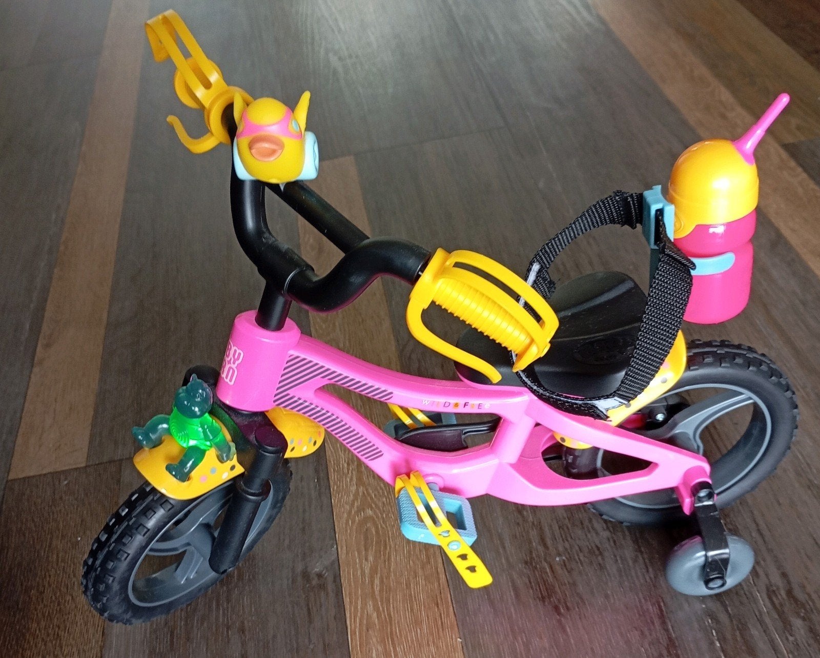 Baby Born fietsje met zijwieltjes en accessoires, Ophalen of Verzenden, Nieuw, Loopfiets
