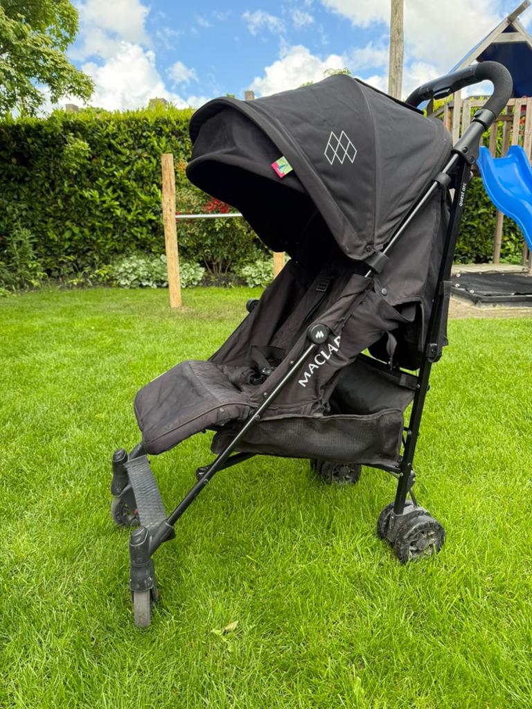 Maclaren Paraplu Buggy met Nieuwe Regenhoes en Winterzak, Kinderen en Baby's, Buggy's, Ophalen, Gebruikt, Maclaren, Regenhoes
