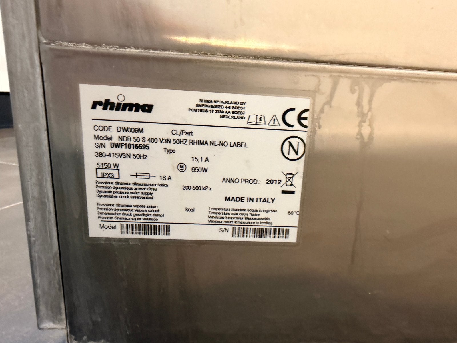 Rhima DR50 spoelmachine, Witgoed en Apparatuur, Ophalen, Gebruikt