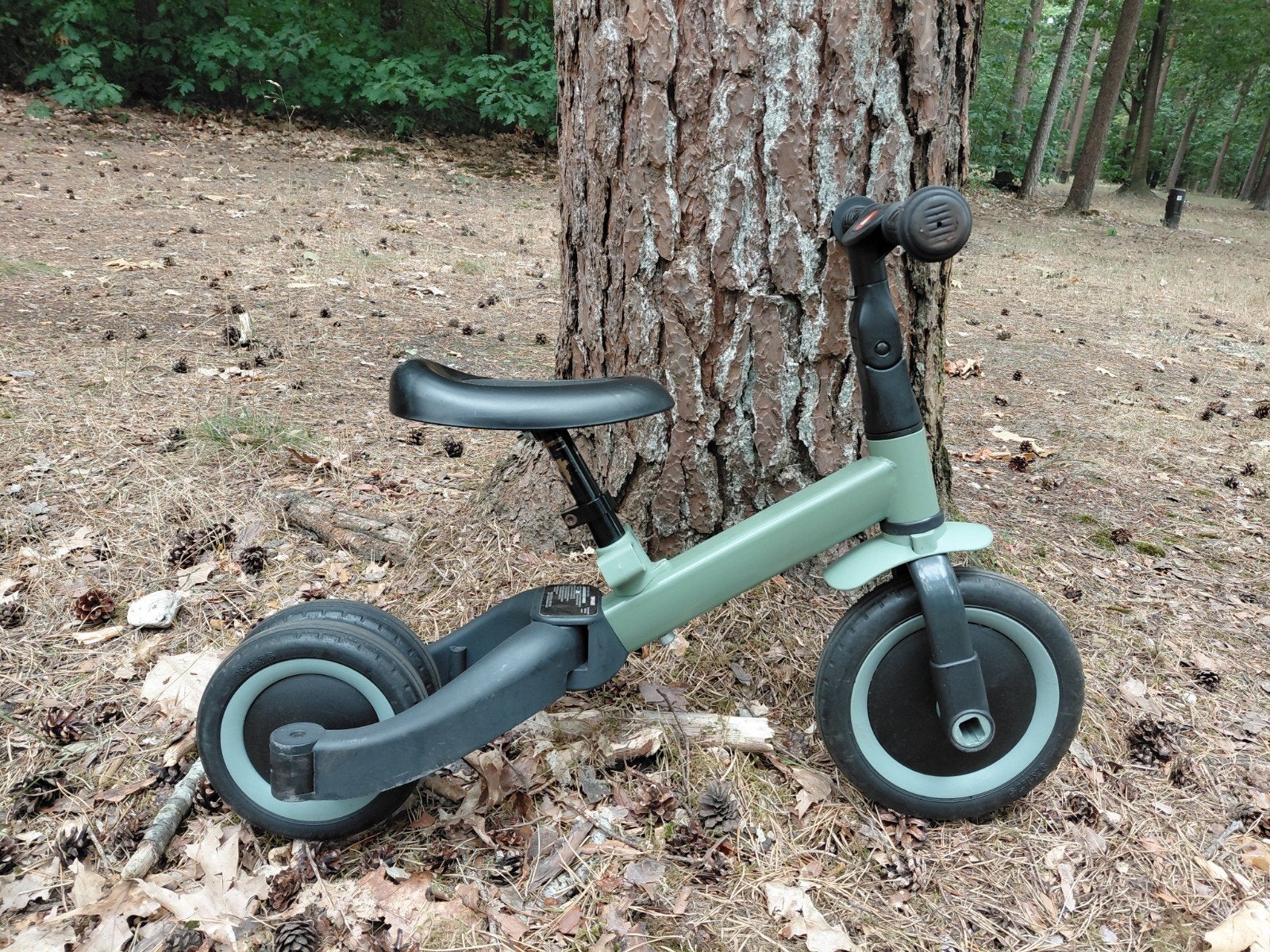 Topmark 4-in-1 Fiets: Loopfiets, Driewieler en Meer, Ophalen, Zijwieltjes, Gebruikt, Minder dan 16 inch