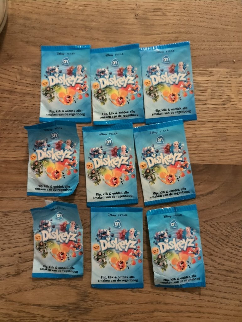 9 ongeopende diskeys, Verzamelen, Albert Heijn, Ophalen of Verzenden