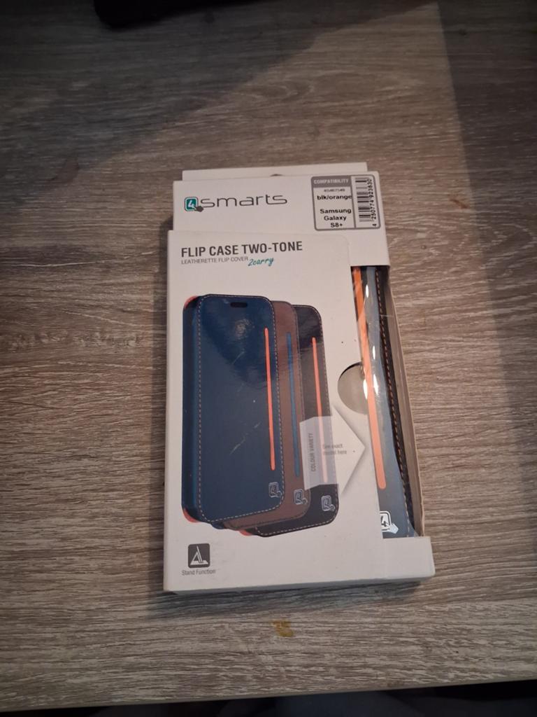 4smarts Flip Case Two-Tone voor Samsung Galaxy S8+, Ophalen of Verzenden, Nieuw, Overige modellen, Flipcase