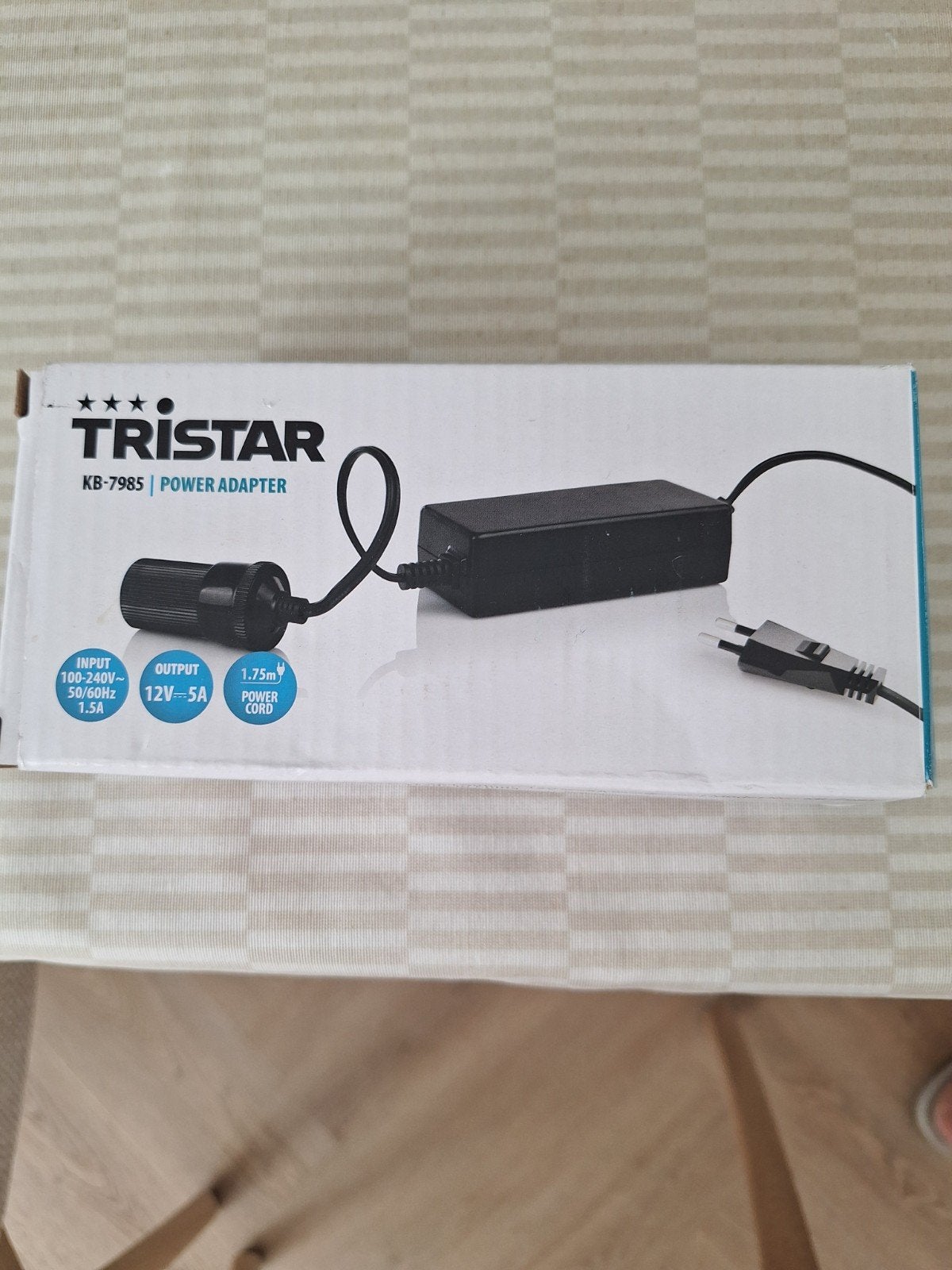 Tristar KB-7985 Power Adapter 12V-5A, Ophalen of Verzenden, Nieuw