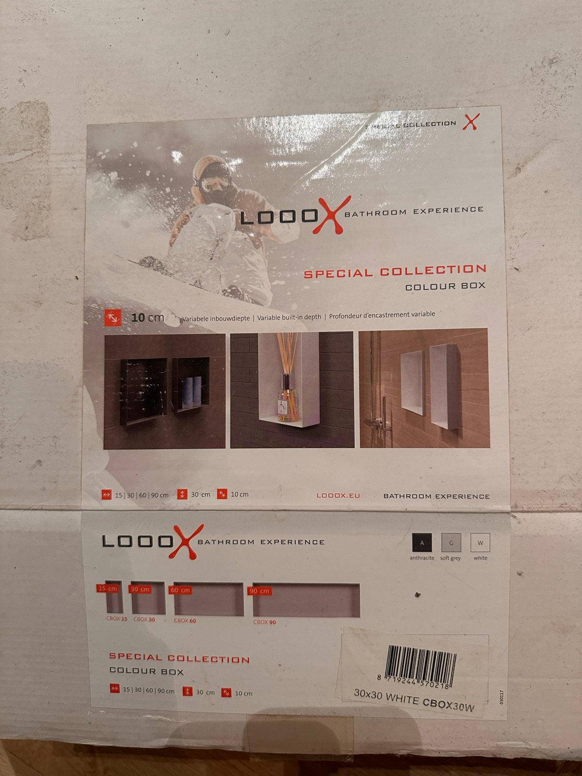 Nieuwe Looox Colour Box 30x30 CBOX30W - Wit, Minder dan 50 cm, Overige typen, Nieuw, Ophalen of Verzenden
