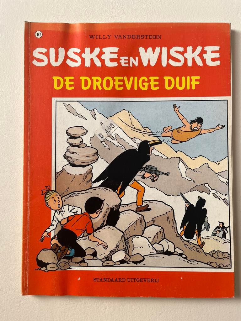 Suske en wiske 187 de droevige duif eerste 1e 1ste druk, Eén stripboek, Ophalen of Verzenden, Zo goed als nieuw