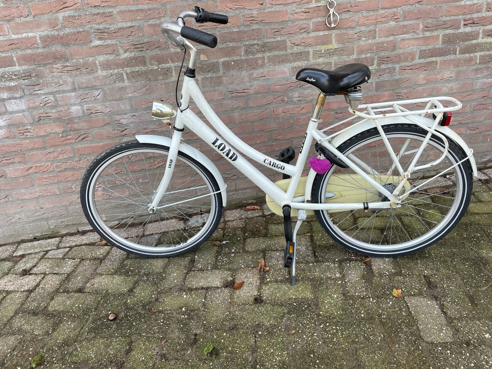 Cargo Load kinderfiets - Wit, Ophalen, Gebruikt, Terugtraprem, 20 inch of meer