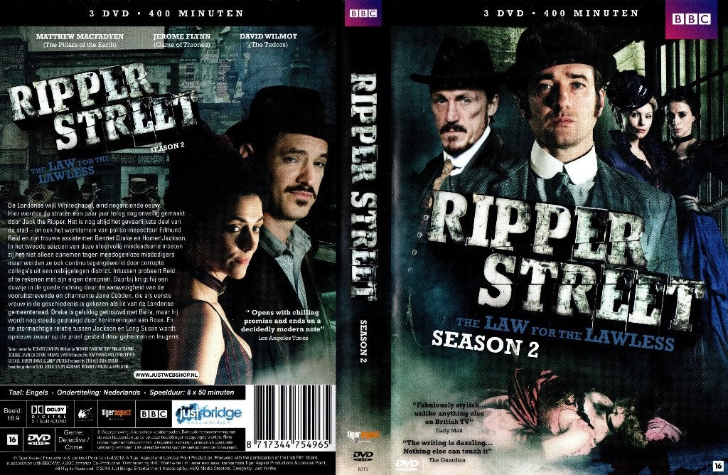 Ripper Street, seizoen 2, Vanaf 16 jaar, Ophalen of Verzenden, Zo goed als nieuw