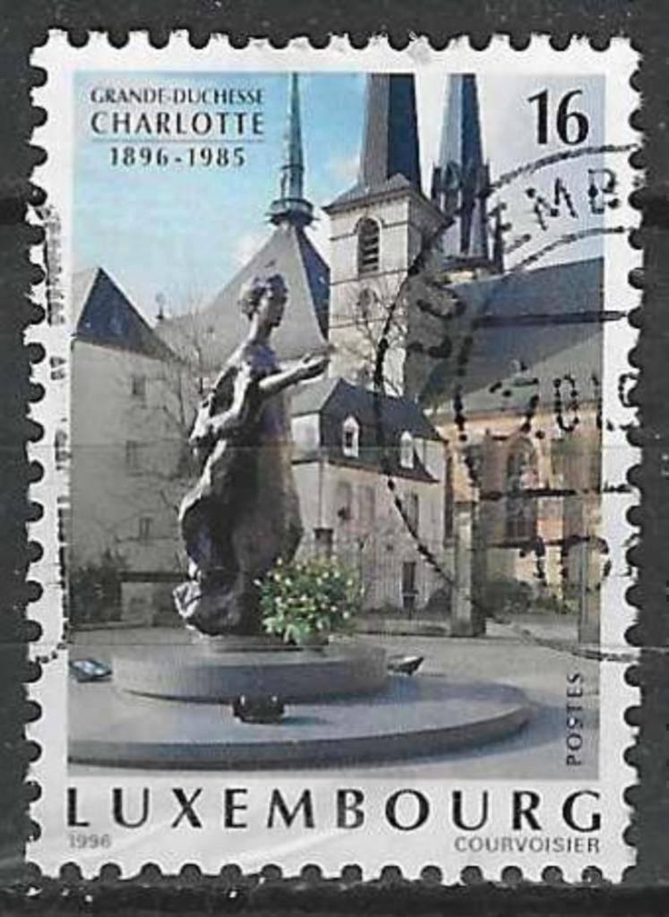 Luxemburg 1996 - Yvert 1338 - Charlotte van Luxemburg (ST), Verzenden, Luxemburg, Gestempeld