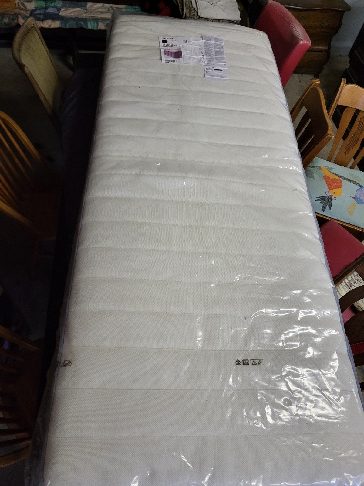IKEA Valevåg matras 80x200 cm - Zo goed als nieuw, Ophalen, Eenpersoons, Zo goed als nieuw, 80 cm