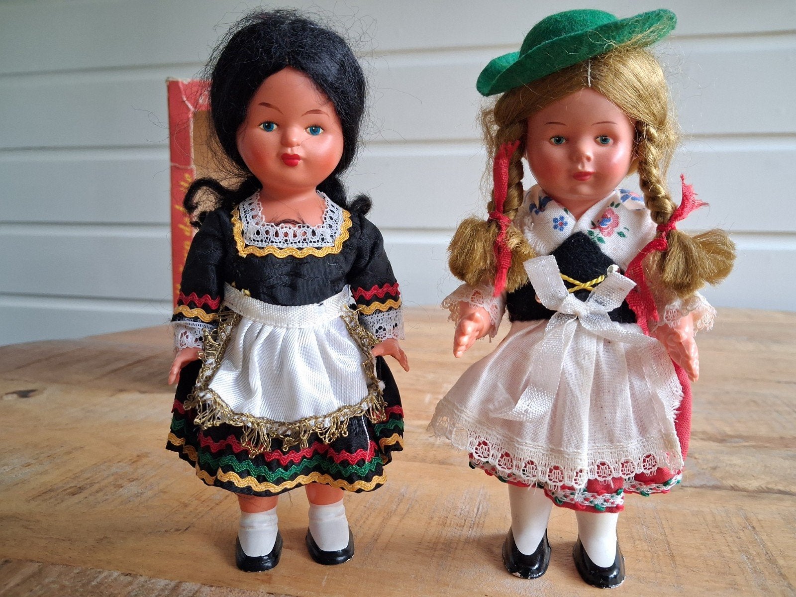 Vintage Klárika Danspoppen incl doos - M.I. Germany, Verzamelen, Ophalen of Verzenden, Gebruikt, Pop