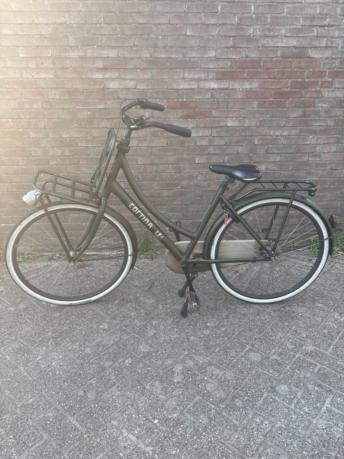Cortina U4 Transportfiets Dames - Groen - 3 Versnellingen, Terugtraprem, Versnellingen, Ophalen, Overige merken