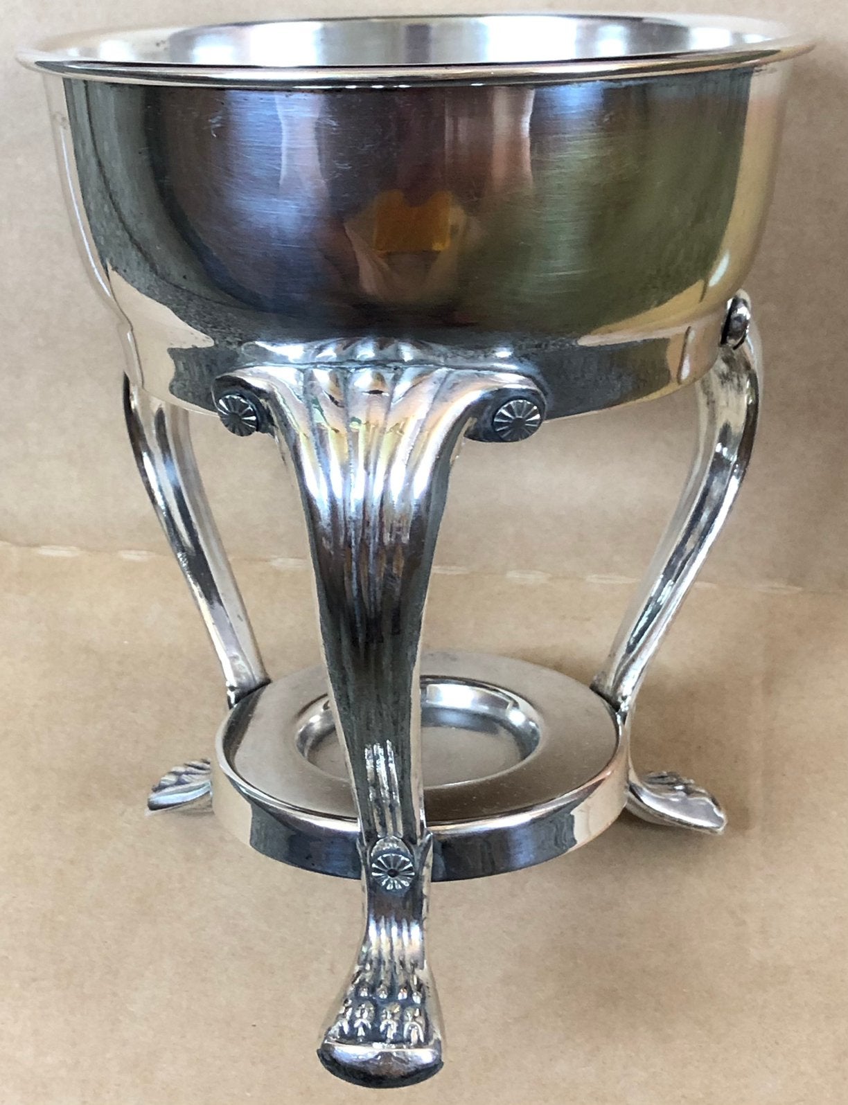 Vintage Zilverkleurige Chafing Dish/Warmhoudschaal, Ophalen of Verzenden