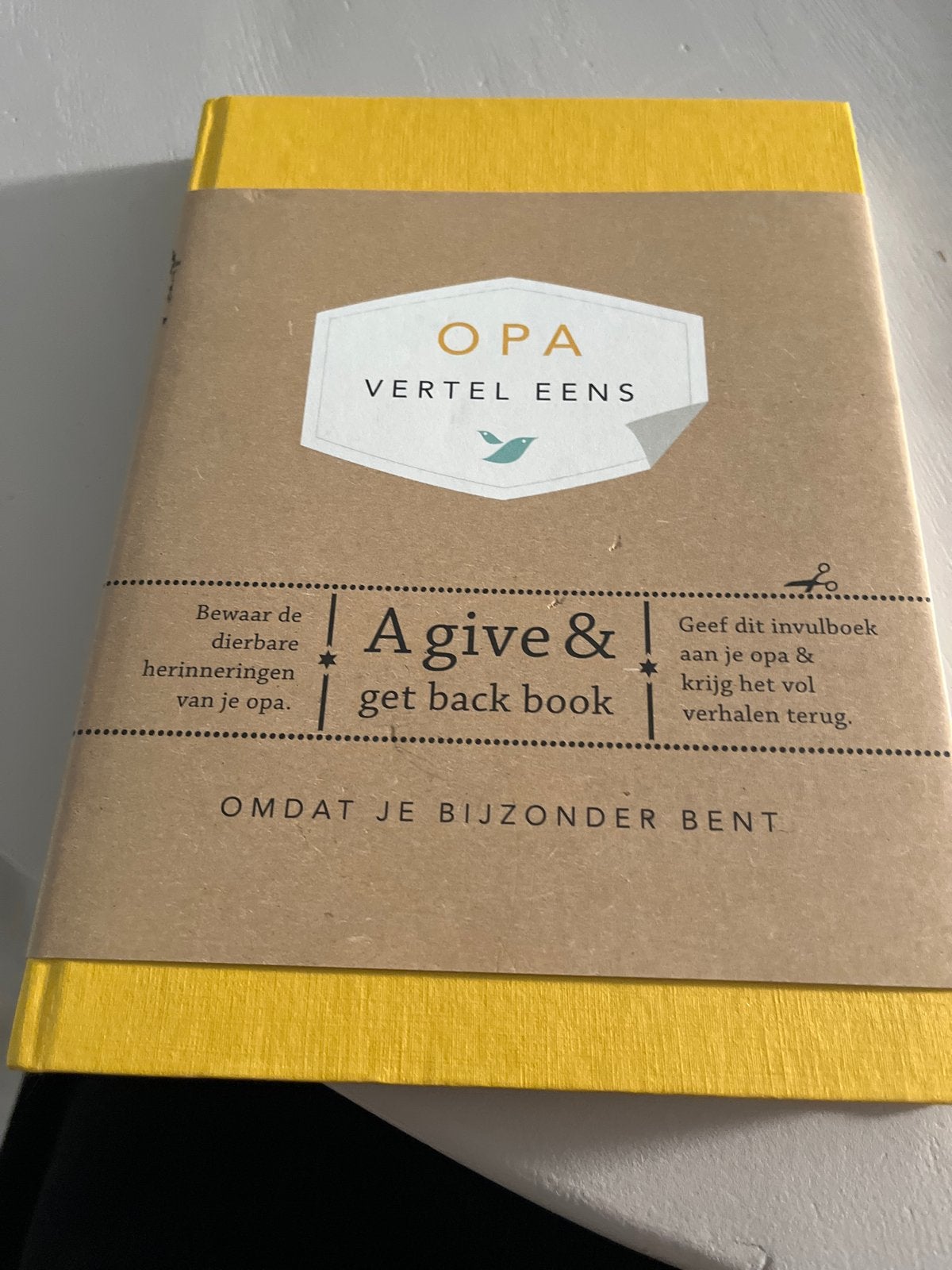 Opa Vertel Eens - A give & get back book, Boeken, Biografieën, Nieuw, Overige, Ophalen of Verzenden