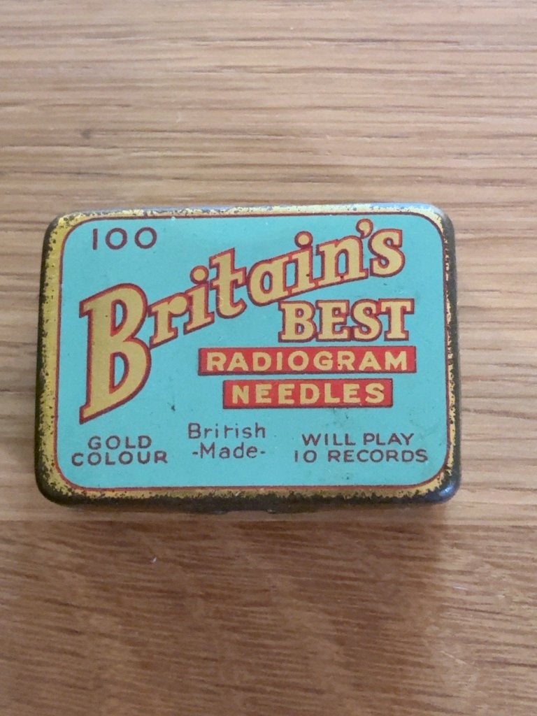 Antiek Britain’s Best grammofoonnaalden blikje ca. 1930, Verzenden