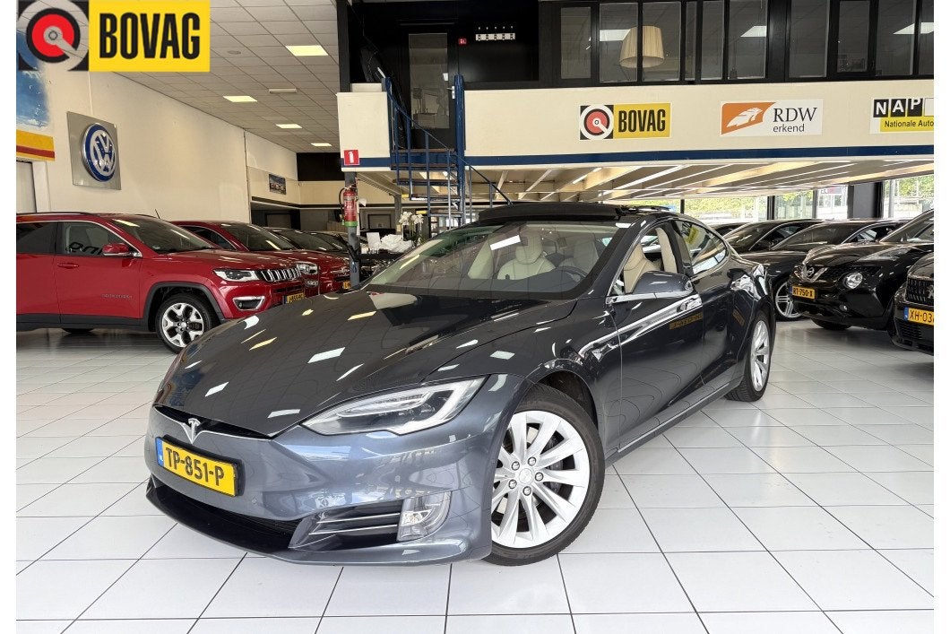 Tesla Model S 100D Panoramadak (bj 2018, automaat), Auto's, Tesla, Automaat, 273 min, 0 cilinders, Gebruikt