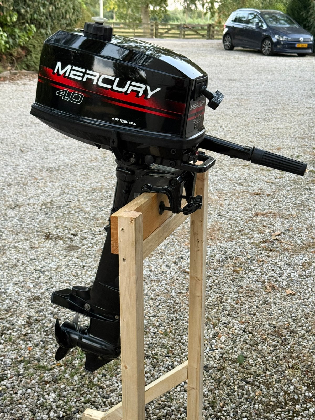 Nette Mercury 4pk 2takt kortstaart, Watersport en Boten, Ophalen, Zo goed als nieuw, Motor en Techniek, Motorboot